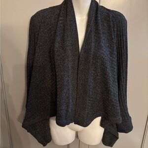 Athleta xs Gray Open-Front Sweater